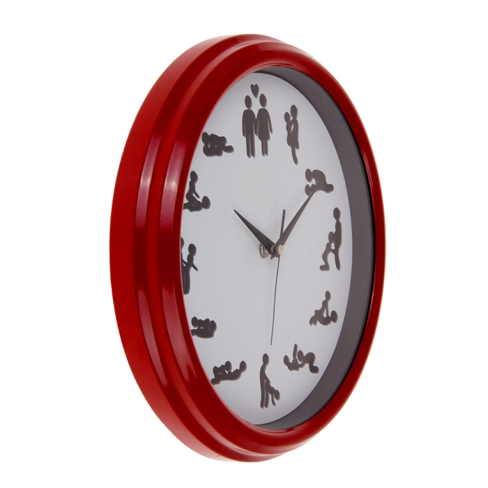 Часы настенные интерьерные "Позы", d=28 см, микс