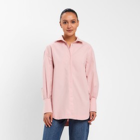 Рубашка женская MINAKU: Casual Collection цвет розовый, р-р 46