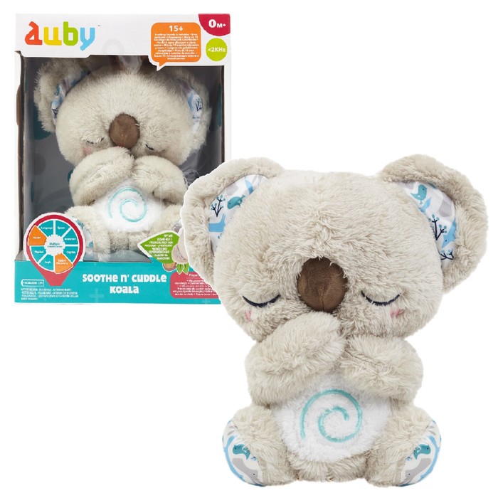 Интерактивная игрушка «Коала» для засыпания, световые и звуковые эффекты плюшевая игрушка ауби коала для засыпания