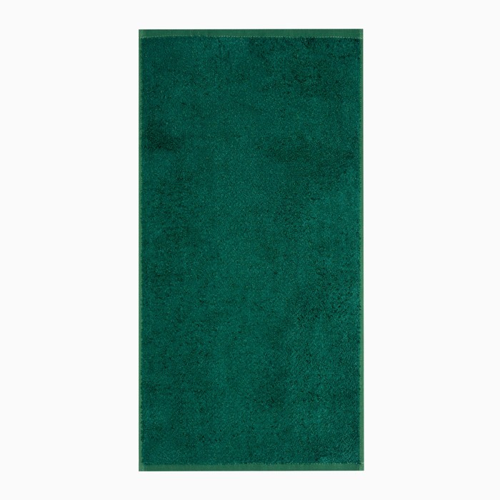 фото Полотенце махровое этель цвет темно-зеленый 30х60см, 350 г/м2, 100% хлопок