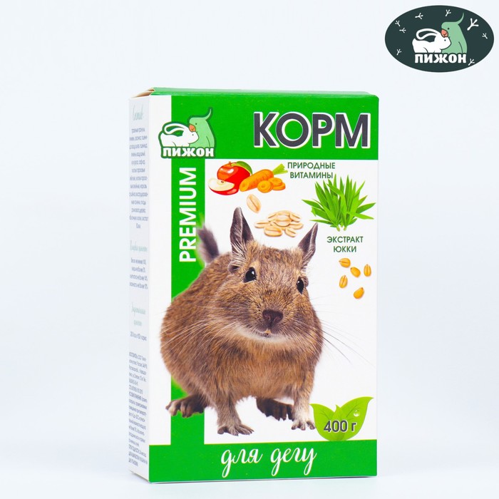 Корм Пижон Премиум для дегу, 400 г mr crisper mr crisper корм для дегу 400 г