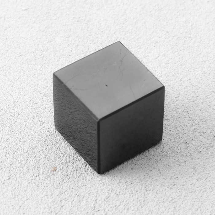 Куб из шунгита, 3 см, полированный