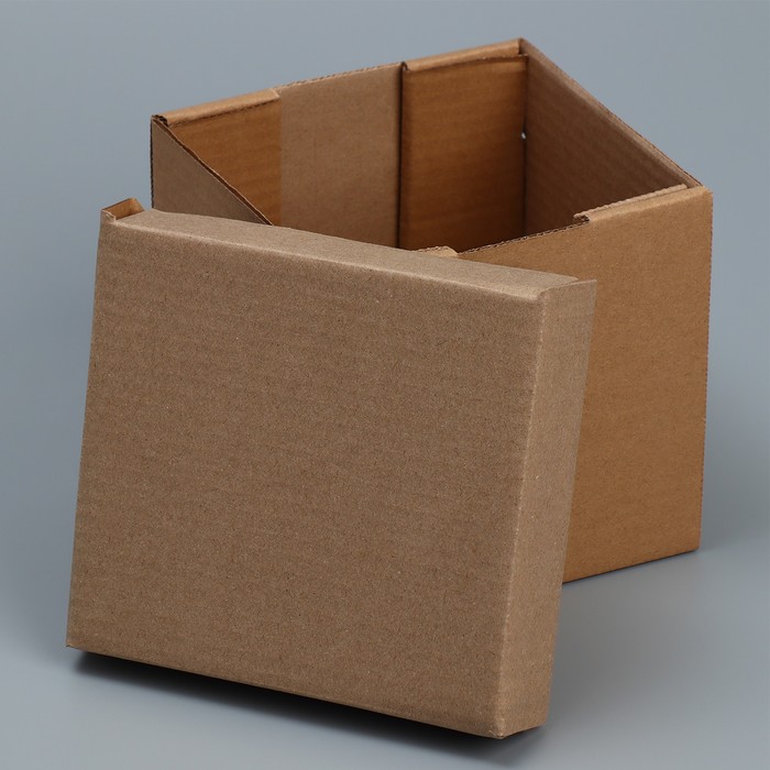 Складная коробка «Бурая», 15х15х15 см