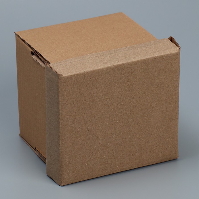 Складная коробка «Бурая», 15х15х15 см