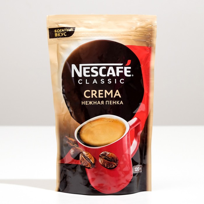 Кофе растворимый Nescafe Classic Крема, 120 г