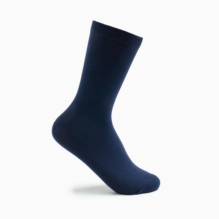 Носки детские, цвет тёмно-синий, размер 24 (37-38)