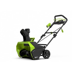 

Аккумуляторный снегоуборщик Greenworks GD40STK4 , б/щ, 40 В, ширина 51см c 5 Ач аккум + заряд. устр