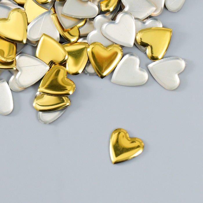 Декор для творчества металл Сердца золото набор 150 шт 1х1 см арт узор декор для творчества металл тройное сердце золото набор 200 шт 0 8х0 8 см