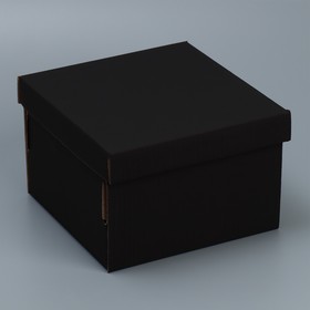 Складная коробка «Черная», 22х22х15 см Ош