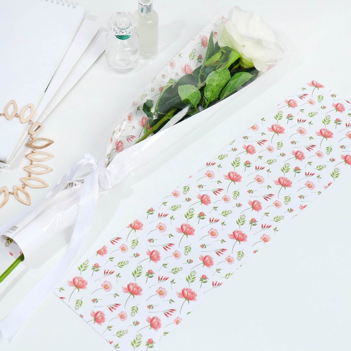 Пакет для цветов с вкладышем «Любимой мамочке» пакет для цветов с вкладышем present for you