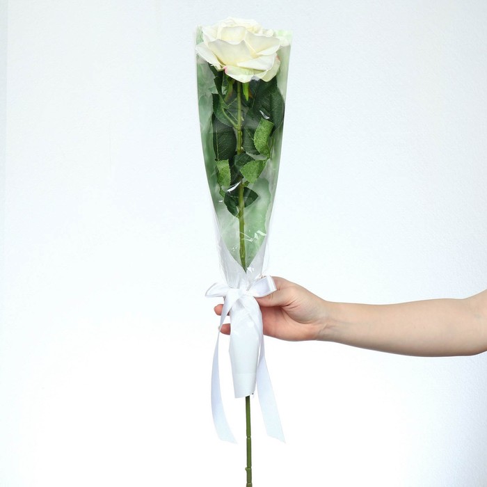 Пакет для цветов с вкладышем «Present for you», мрамор
