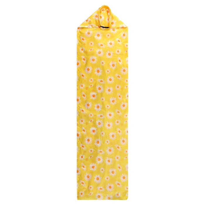 Надувной мешок для отдыха "Ромашки" 220*80*65 см желтый