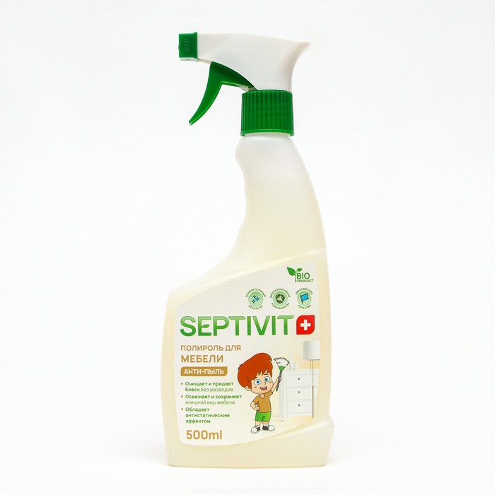 Полироль для мебели SEPTIVIT, 500 мл полироль для мебели septivit 500 мл