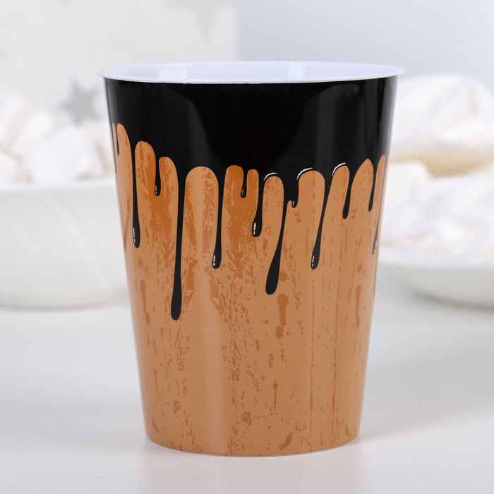 Набор стаканов 220 мл "Кофе с шоколадом", 3 шт