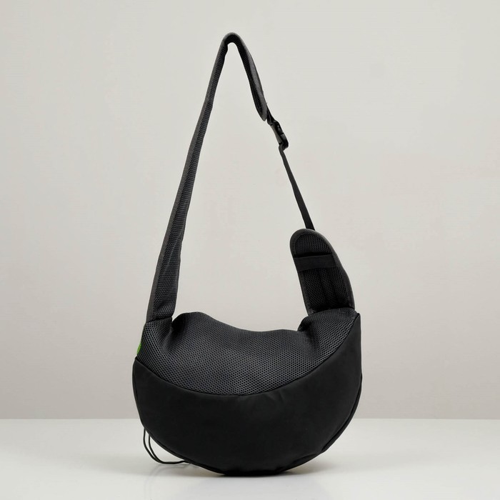 фото Сумка-переноска "слинг" для животных, 42 х 25 см, синяя пижон