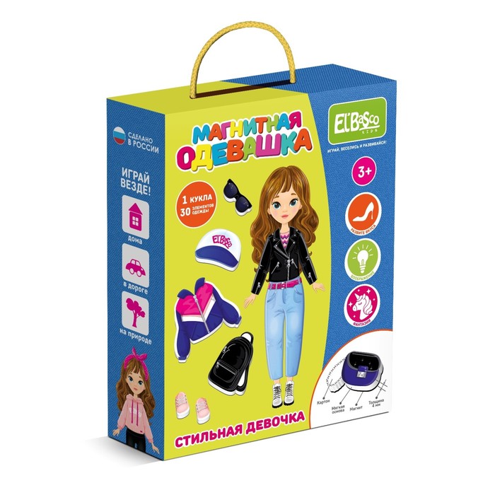 Магнитная игра-одевашка «Стильная девочка» магнитная игра одевашка стильная девочка et05 007