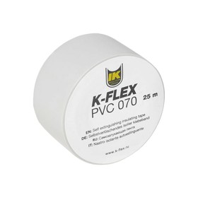 

Лента армированная K-FLEX 025-025 PVC AT 070, самоклеящаяся, 130 мкм, 25 мм х 25 м, белая