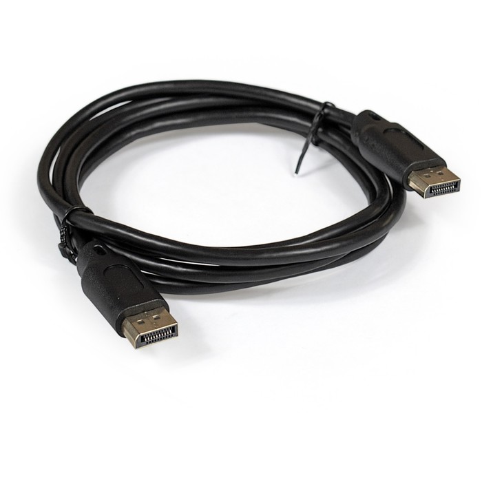 Кабель DisplayPort-DisplayPort ExeGate EX-CC-DP-1.0, v1.2, 1м, чёрный кабель displayport displayport exegate ex cc dp 3 0 v1 2 3м чёрный