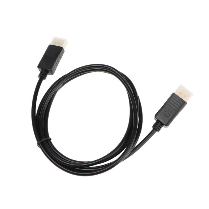 Кабель DisplayPort-DisplayPort ExeGate EX-CC-DP-1.8, v1.2, 1.8м, чёрный кабель displayport displayport exegate ex cc dp 3 0 v1 2 3м чёрный