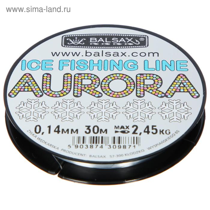Леска зимняя Balsax Aurora, d=0,14 мм, длина 30 м