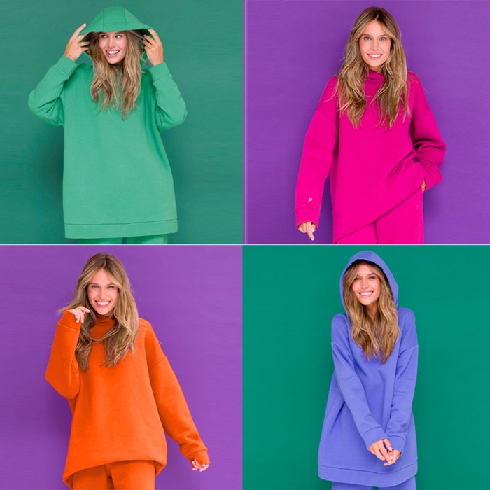 

Толстовка женская, размер 42, цвет оранжевый