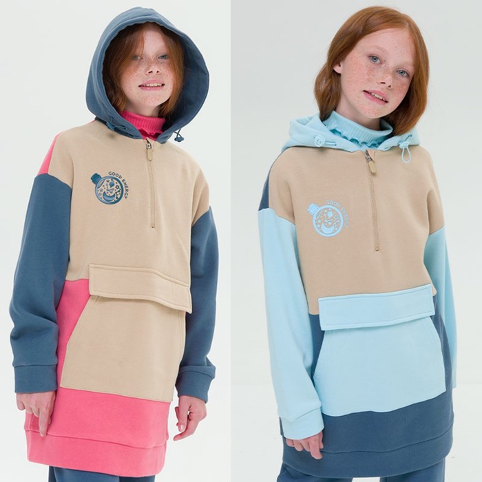 

Толстовка для девочек, рост 164 см, цвет темно-серый