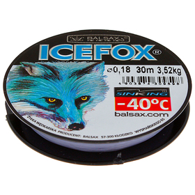 

Леска зимняя Balsax Ice Fox, d=0,18 мм, длина 30 м