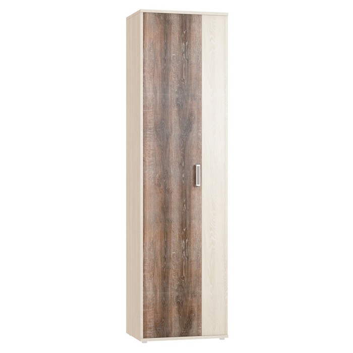 Шкаф 2-х дверный «Порту», 600 × 413 × 2174 мм, цвет дуб сонома / дуб сакраменто тёмный