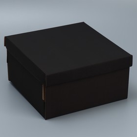 Складная коробка «Чёрная», 28 х 28 х 15 см Ош