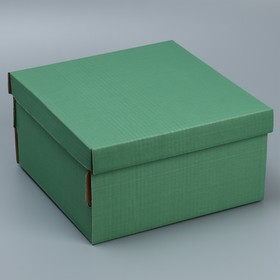 Складная коробка «Оливковая», 28х28х15 см