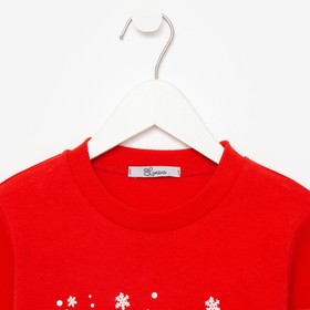 

Пижама для мальчика, цвет красный/мишка. Рост 128 см