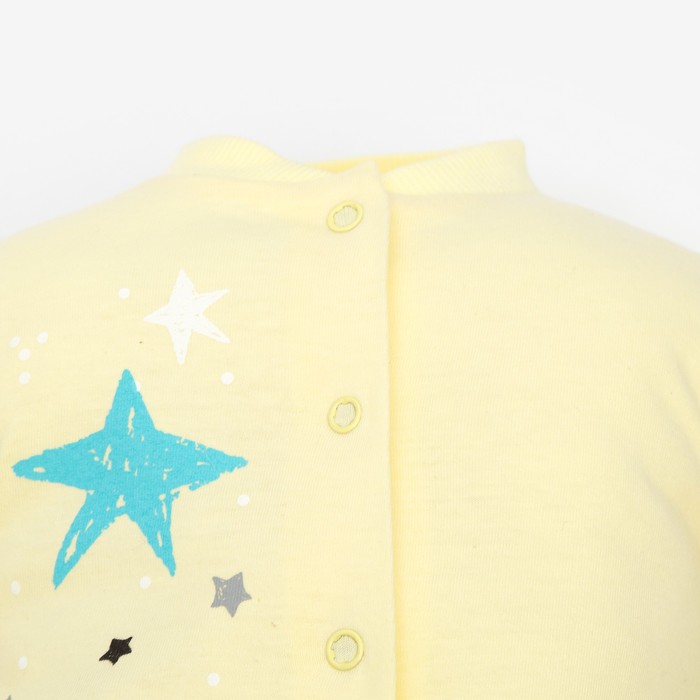 фото Комбинезон для девочки, цвет жёлтый/зайчик, рост 80 см luneva