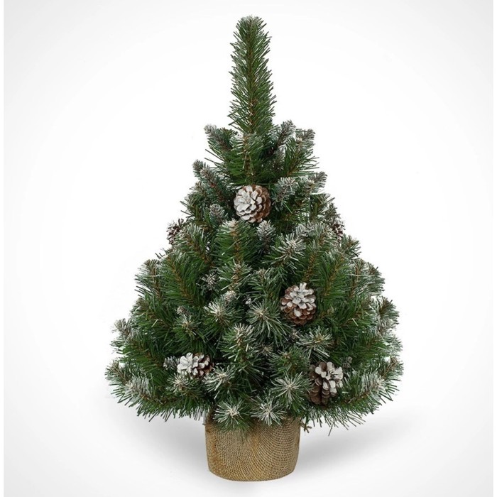 Ёлка искусственная «Снежная королева», в мешочке, заснеженная, 60 см