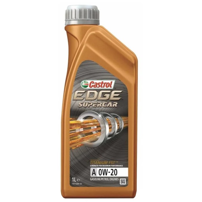 фото Масло моторное castrol 0/20 edge supercar, синтетическое, 1 л