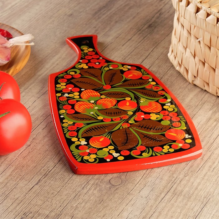 Доска разделочная «Хохлома», микс