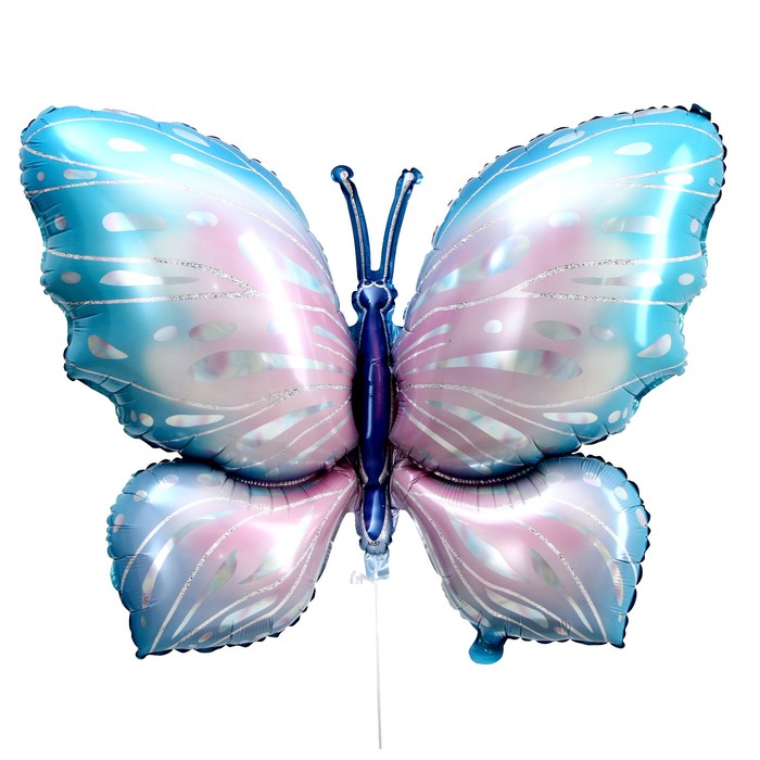 Шар фольгированный 39 «Бабочка, ажурная»