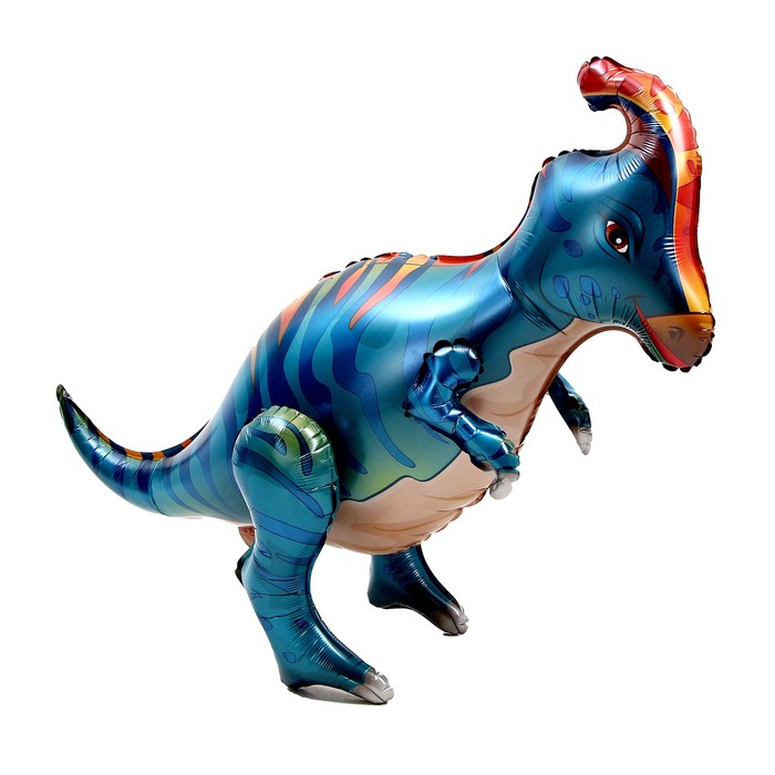 Шар фольгированный 32 «Динозавр, паразаулоптус» шар фольгированный 36 динозавр бирюзовый