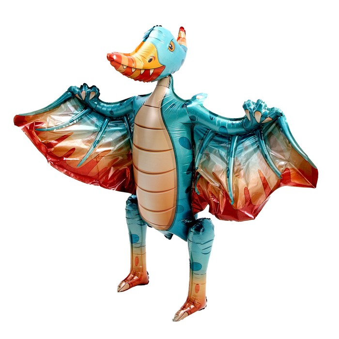 Шар фольгированный 38 «Динозавр, птерозавр» шар фольгированный 32 динозавр паразаулоптус