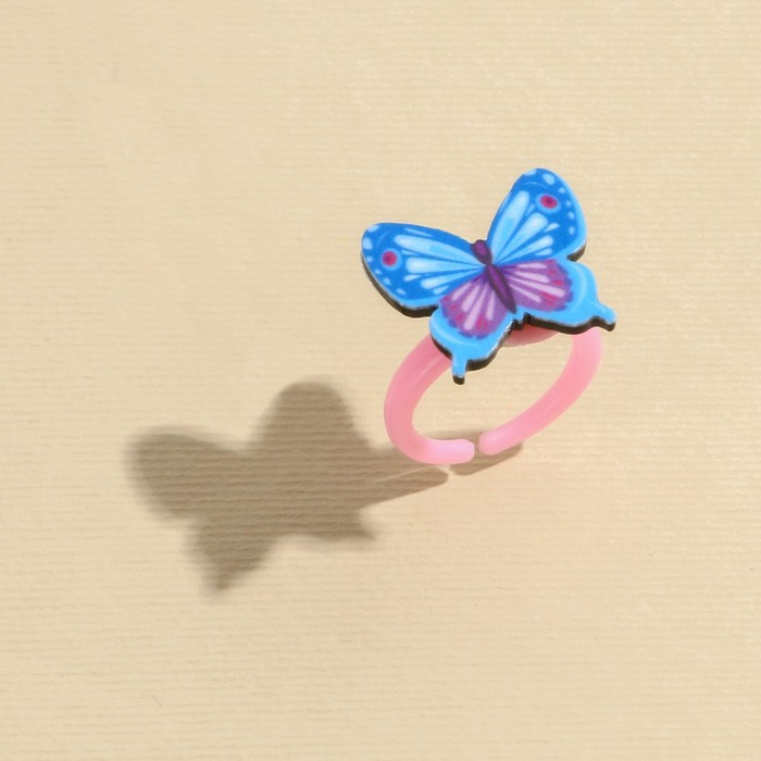 Кольцо детское «Бабочка» 2 х 1,8 х 1,5 см