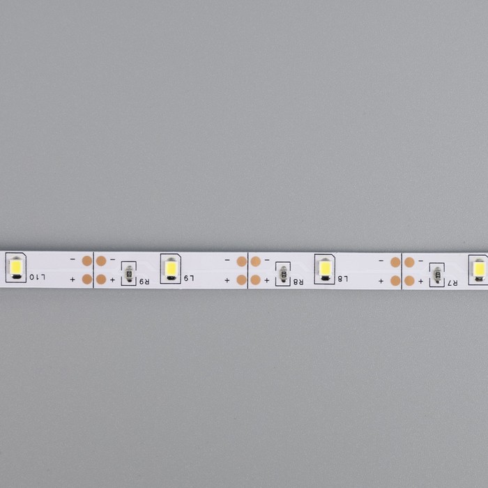Светодиодная лента, SMD2835, 1 м, IP20, 30 LED/м, 4.5V, ААх3, БЕЛЫЙ