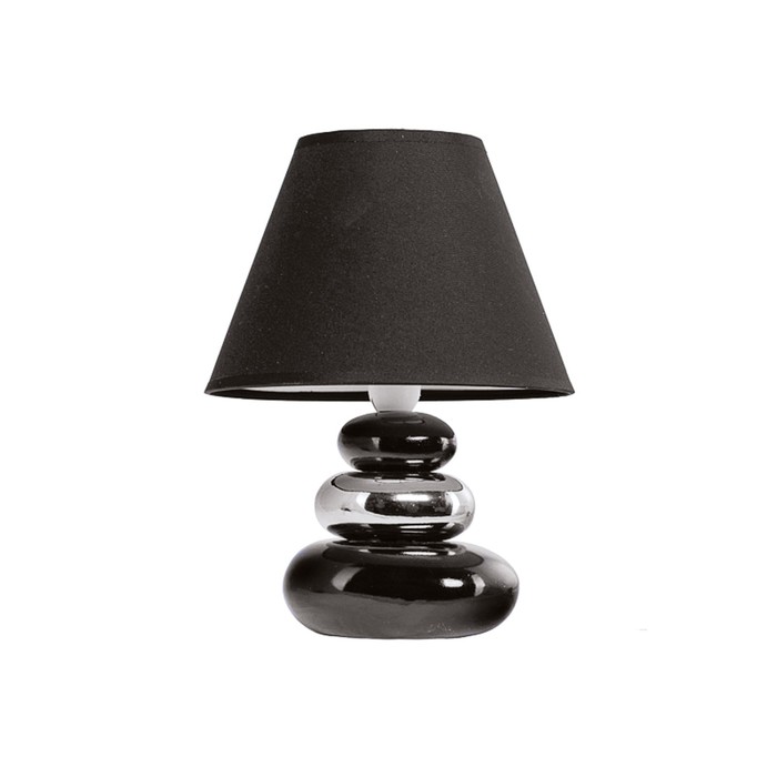 Лампа 33826 Black, E14, 1x40Вт, цвет хром, чёрный