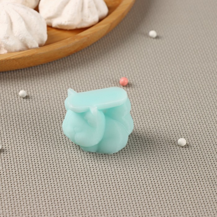 

Силиконовый молд «Котёнок-мини», 3,8×2,2×2,8 см, цвет бирюзовый
