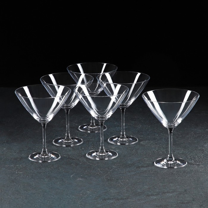 Набор бокалов для мартини Sylvia, 280 мл, 6 шт набор бокалов для мартини bistro 190 мл 6 шт