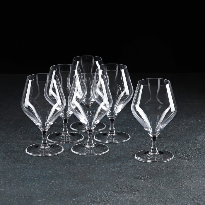 Набор стаканов для коньяка Loxia, 395 мл, 6 шт подарочный набор стаканов для коньяка стандарт мчс