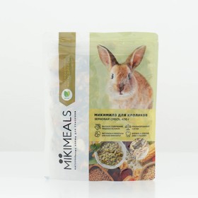 

Сухой корм Mikimeals для кроликов, зерновая смесь, 400 г