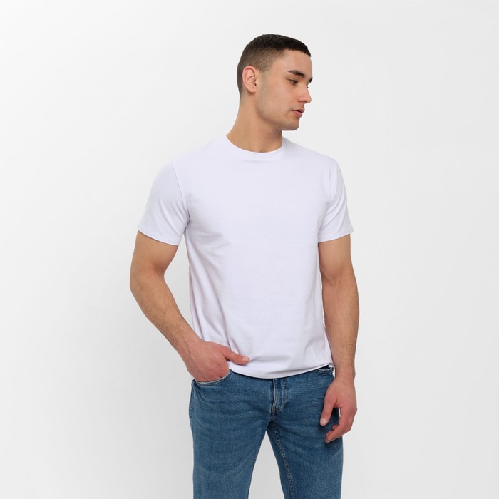 

Футболка мужская MINAKU REGULAR FIT: цвет белый, р-р 44