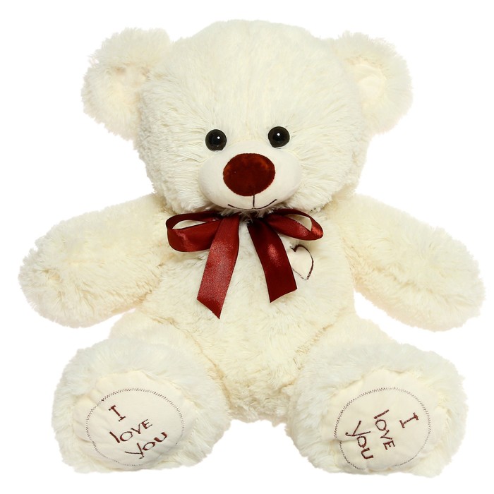 Мягкая игрушка «Медведь Арчи», цвет молочный, 50 см мягкая игрушка медведь амур 150 см цвет молочный