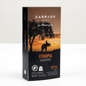 

Кофе молотый в капсулах Carraro ETHIOPIA, 52 г