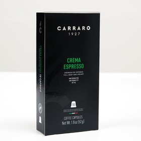 

Кофе молотый в капсулах Carraro CREMA ESPRESSO, 52 г