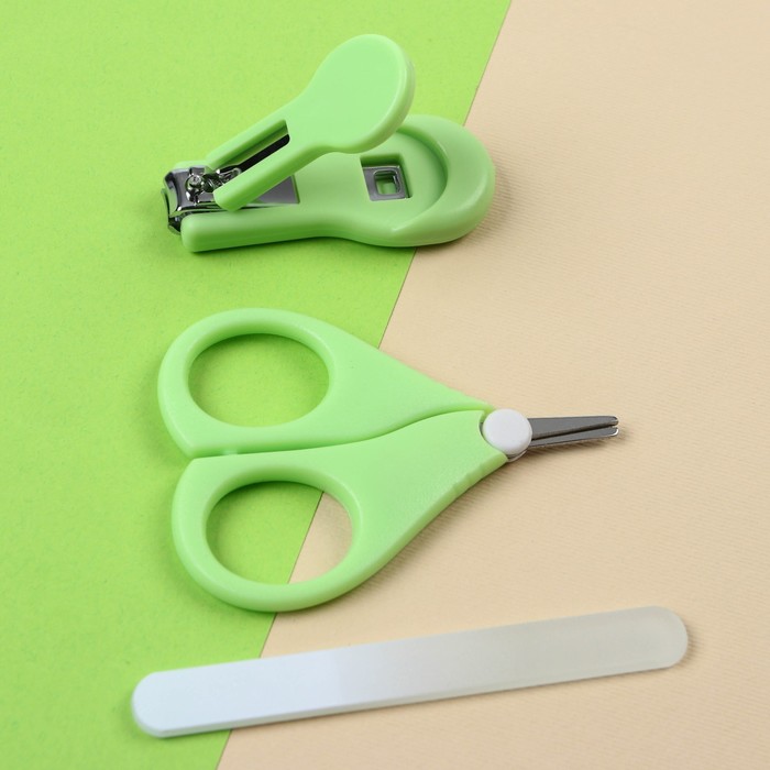 Маникюрный набор детский для самых маленьких «Лиса» (ножницы+щипчики+пилка)